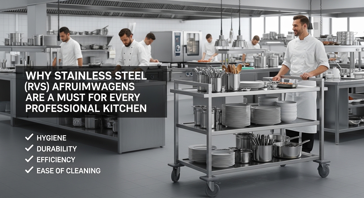 Why Stainless Steel (RVS) Afruimwagens Are a Must for Every Professional Kitchen